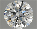 Natural Diamond 0.40 Carats, Round with Excellent Cut, I Color, VS2 Clarity and Certified by GIA