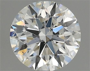 Picture of Natural Diamond 0.40 Carats, Round with Excellent Cut, I Color, VS2 Clarity and Certified by GIA