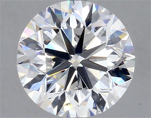 Picture of Natural Diamond 3.01 Carats, Round with Very Good Cut, E Color, SI1 Clarity and Certified by GIA