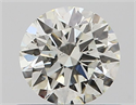 Natural Diamond 0.60 Carats, Round with Excellent Cut, J Color, SI2 Clarity and Certified by GIA