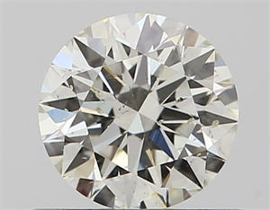 Picture of Natural Diamond 0.60 Carats, Round with Excellent Cut, J Color, SI2 Clarity and Certified by GIA