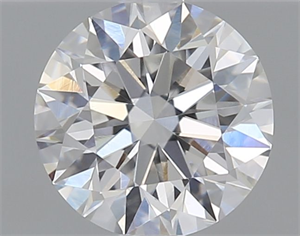 Picture of Natural Diamond 0.40 Carats, Round with Excellent Cut, E Color, SI2 Clarity and Certified by GIA