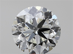 Picture of Natural Diamond 0.50 Carats, Round with Very Good Cut, J Color, VVS2 Clarity and Certified by GIA