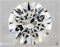 Natural Diamond 0.51 Carats, Round with Excellent Cut, K Color, VVS1 Clarity and Certified by GIA