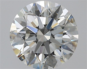 Picture of Natural Diamond 2.50 Carats, Round with Excellent Cut, H Color, SI1 Clarity and Certified by GIA