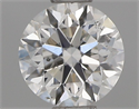 Natural Diamond 0.50 Carats, Round with Very Good Cut, H Color, SI2 Clarity and Certified by GIA