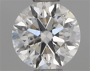 Picture of Natural Diamond 0.50 Carats, Round with Very Good Cut, H Color, SI2 Clarity and Certified by GIA