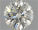 Natural Diamond 2.09 Carats, Round with Excellent Cut, J Color, SI2 Clarity and Certified by GIA