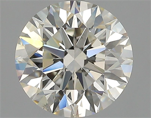 Picture of Natural Diamond 2.09 Carats, Round with Excellent Cut, J Color, SI2 Clarity and Certified by GIA