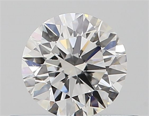 Picture of Natural Diamond 0.40 Carats, Round with Excellent Cut, E Color, VVS1 Clarity and Certified by GIA