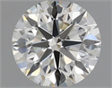 Natural Diamond 0.47 Carats, Round with Excellent Cut, I Color, VS2 Clarity and Certified by IGI