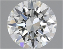 Natural Diamond 0.40 Carats, Round with Excellent Cut, K Color, VVS1 Clarity and Certified by GIA