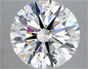 Natural Diamond 3.16 Carats, Round with Excellent Cut, I Color, VS2 Clarity and Certified by GIA