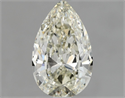 Natural Diamond 1.01 Carats, Pear with  Cut, J Color, VS2 Clarity and Certified by IGI