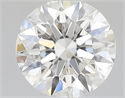 Natural Diamond 0.41 Carats, Round with Excellent Cut, H Color, VS2 Clarity and Certified by GIA