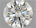 Natural Diamond 0.50 Carats, Round with Excellent Cut, K Color, SI1 Clarity and Certified by GIA