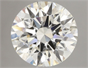 Natural Diamond 2.01 Carats, Round with Excellent Cut, I Color, SI2 Clarity and Certified by GIA