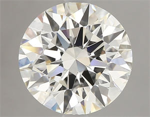 Picture of Natural Diamond 2.01 Carats, Round with Excellent Cut, I Color, SI2 Clarity and Certified by GIA