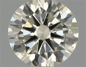 Picture of Natural Diamond 0.54 Carats, Round with Excellent Cut, K Color, SI1 Clarity and Certified by IGI