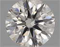 Natural Diamond 0.40 Carats, Round with Very Good Cut, I Color, SI1 Clarity and Certified by IGI