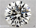 Natural Diamond 0.50 Carats, Round with Excellent Cut, K Color, SI1 Clarity and Certified by GIA