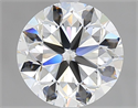 Natural Diamond 2.01 Carats, Round with Very Good Cut, G Color, VS2 Clarity and Certified by GIA