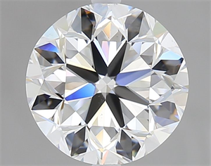 Picture of Natural Diamond 2.01 Carats, Round with Very Good Cut, G Color, VS2 Clarity and Certified by GIA