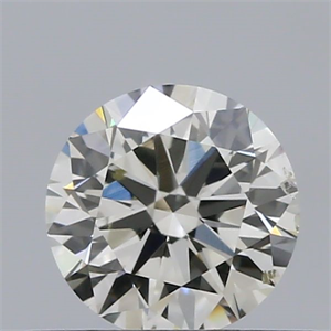 Picture of Natural Diamond 0.40 Carats, Round with Excellent Cut, I Color, SI1 Clarity and Certified by IGI