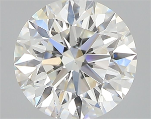 Picture of Natural Diamond 0.42 Carats, Round with Excellent Cut, I Color, SI1 Clarity and Certified by GIA