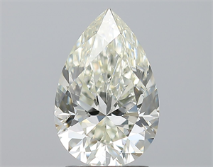 Picture of Natural Diamond 2.02 Carats, Pear with  Cut, J Color, SI1 Clarity and Certified by IGI