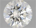 Natural Diamond 0.51 Carats, Round with Excellent Cut, J Color, SI2 Clarity and Certified by GIA