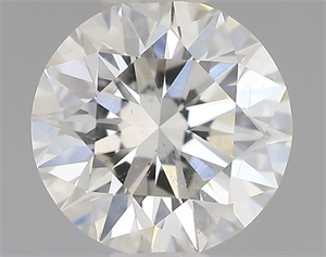 Picture of Natural Diamond 0.51 Carats, Round with Excellent Cut, J Color, SI2 Clarity and Certified by GIA