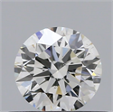 Natural Diamond 0.41 Carats, Round with Excellent Cut, I Color, SI1 Clarity and Certified by GIA