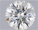 Natural Diamond 0.50 Carats, Round with Very Good Cut, K Color, SI1 Clarity and Certified by GIA