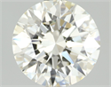 Natural Diamond 2.02 Carats, Round with Excellent Cut, I Color, IF Clarity and Certified by IGI