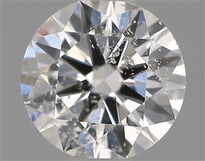 Picture of Natural Diamond 0.51 Carats, Round with Excellent Cut, D Color, I1 Clarity and Certified by IGI