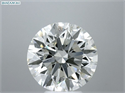 Natural Diamond 6.88 Carats, Round with Very Good Cut, H Color, SI2 Clarity and Certified by GIA