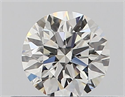 Natural Diamond 0.40 Carats, Round with Excellent Cut, F Color, VS2 Clarity and Certified by GIA