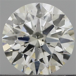 Picture of Natural Diamond 0.50 Carats, Round with Excellent Cut, I Color, SI2 Clarity and Certified by IGI