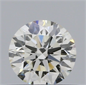 Natural Diamond 0.40 Carats, Round with Excellent Cut, K Color, VVS2 Clarity and Certified by GIA