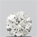 Natural Diamond 0.71 Carats, Round with Excellent Cut, I Color, I1 Clarity and Certified by IGI