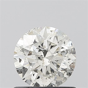 Picture of Natural Diamond 0.71 Carats, Round with Excellent Cut, I Color, I1 Clarity and Certified by IGI