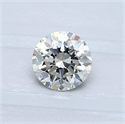 Natural Diamond 0.60 Carats, Round with Very Good Cut, K Color, SI2 Clarity and Certified by GIA