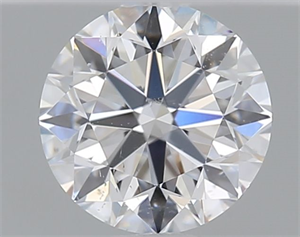 Picture of Natural Diamond 0.40 Carats, Round with Very Good Cut, D Color, SI1 Clarity and Certified by GIA