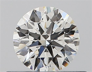 Picture of Natural Diamond 0.41 Carats, Round with Excellent Cut, I Color, SI1 Clarity and Certified by GIA