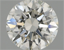 Natural Diamond 0.51 Carats, Round with Excellent Cut, G Color, SI1 Clarity and Certified by IGI