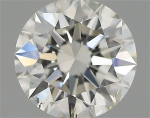 Picture of Natural Diamond 0.51 Carats, Round with Excellent Cut, G Color, SI1 Clarity and Certified by IGI