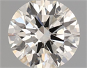 Natural Diamond 0.52 Carats, Round with Excellent Cut, I Color, VS1 Clarity and Certified by IGI