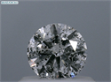 Natural Diamond 0.47 Carats, Round with Very Good Cut, H Color, I1 Clarity and Certified by IGI