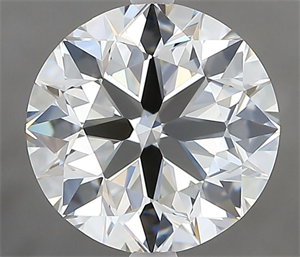 Picture of Natural Diamond 2.90 Carats, Round with Excellent Cut, H Color, VVS2 Clarity and Certified by IGI